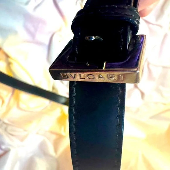 BVLGARI Monogram Canvas Crossbody Bag Rare Vintage 2000s Pristine AUTHENTIC - Picture 10 of 14